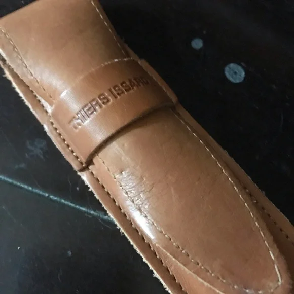 Silver and Rams Horn Handle Shaving Razor Grooming Tool Men